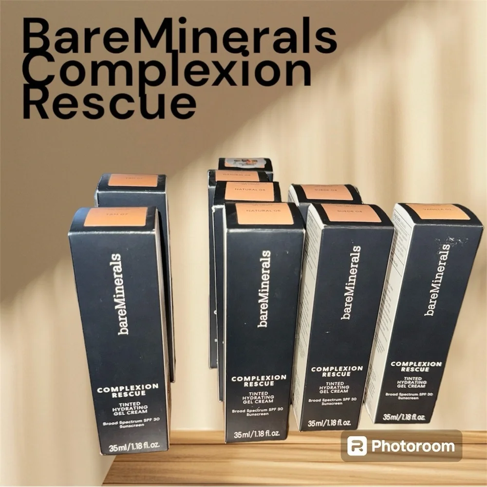 BareMinerals COMPLEXION RESCUE TINTED MOISTURIZER HYDRATING GEL CREAM NEW IN BOX